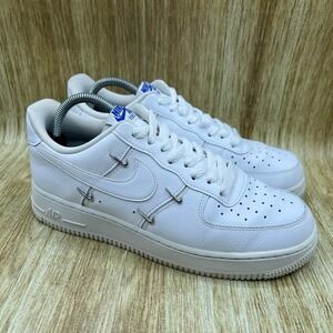 Nike Air Force 1 LX Women's Size 9.5 White Swoosh‎ Shoes Sneakers CT1990-100